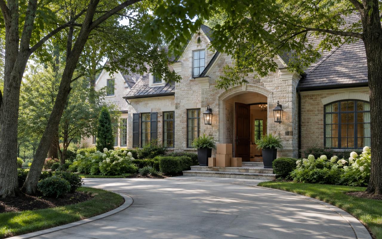 Custom estate home in Weddington, North Carolina
